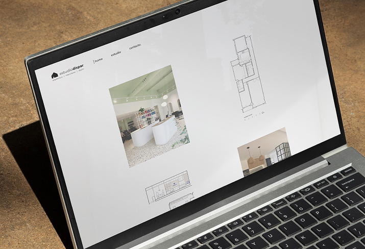 Sitio web de Estudio Dispar